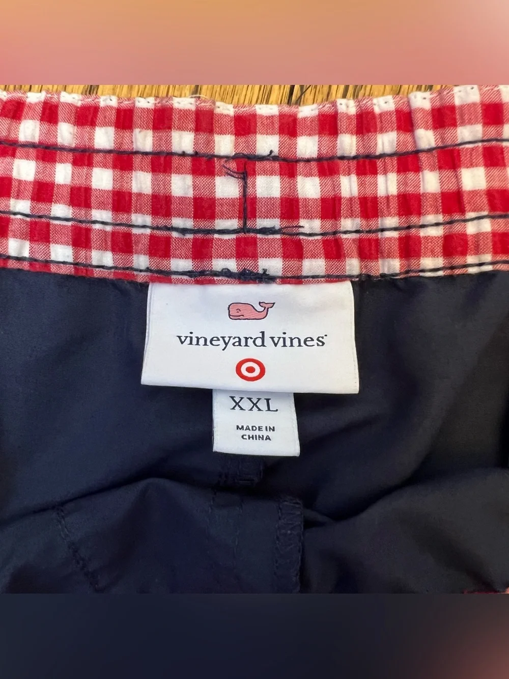 Vineyard Vines Target Men's XXL Navy Nylon Shorts Summer Outdoor Lightweight 2XL